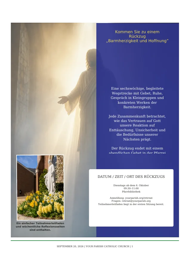 Full-Page Retreat Poster