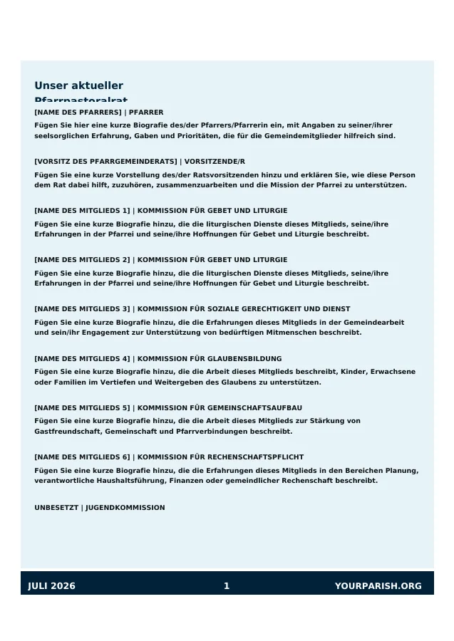 Leadership Biographies