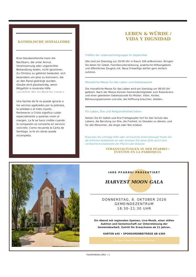 Social Teaching + Gala Feature