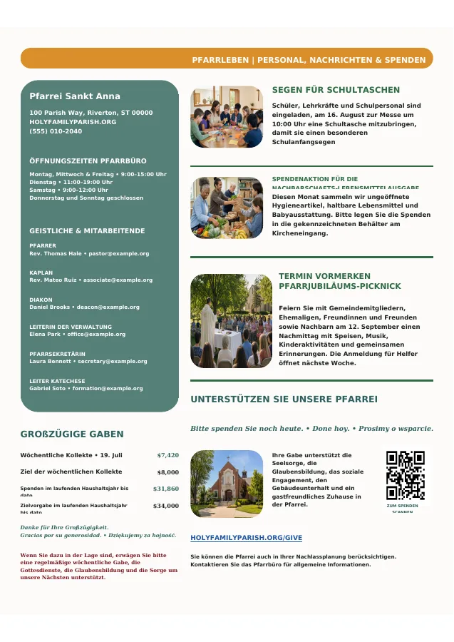 Staff Directory, News & Giving