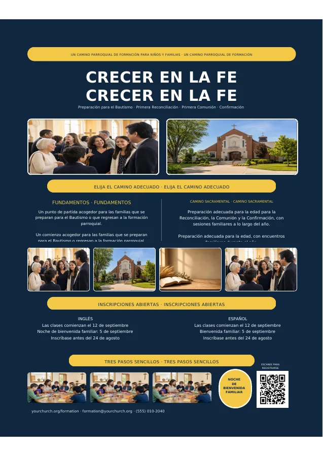 Bilingual Sacramental Preparation Campaign