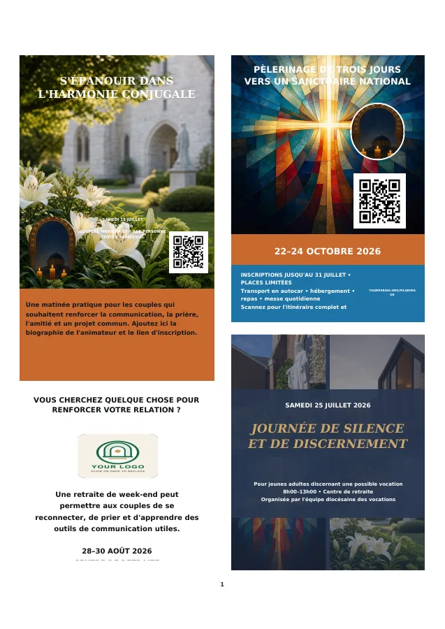 Retreats and Pilgrimage Promotions