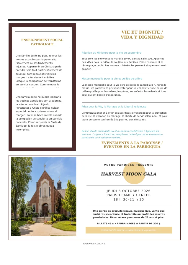 Social Teaching + Gala Feature