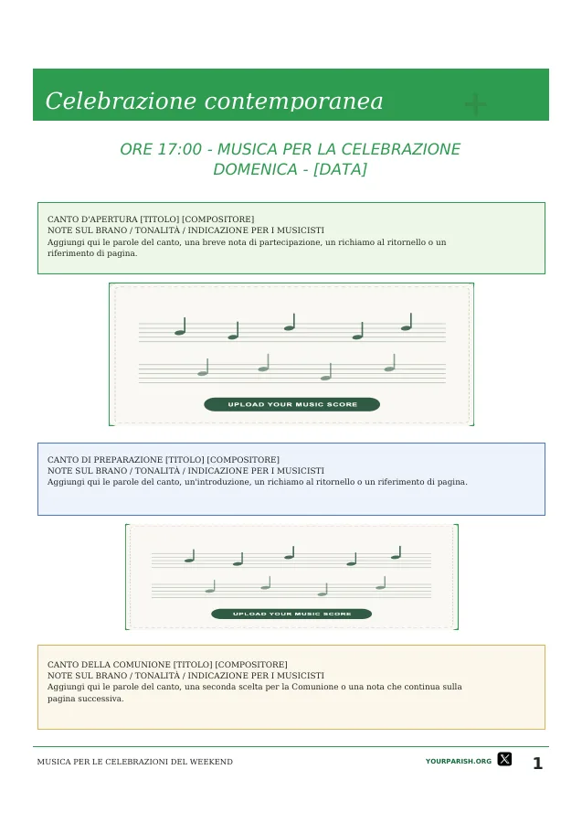 Contemporary Worship Music — Opening Page