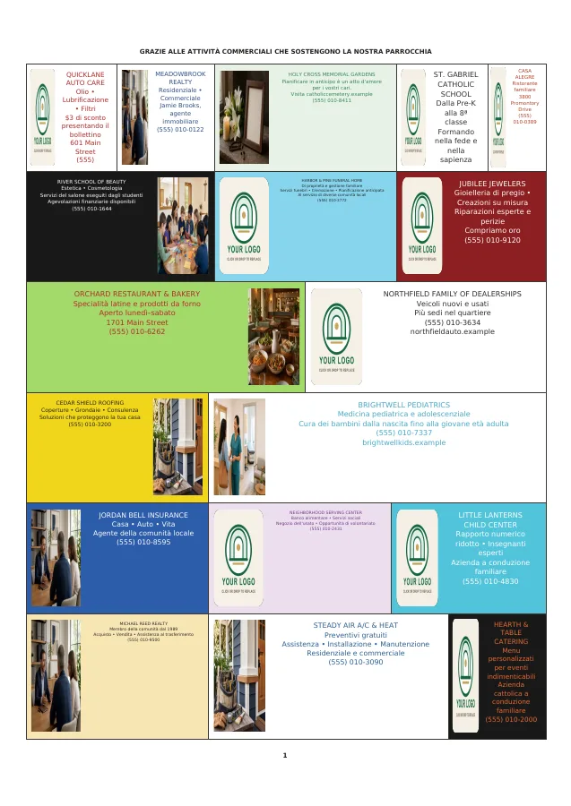Sponsor Mosaic — Family & Parish Life