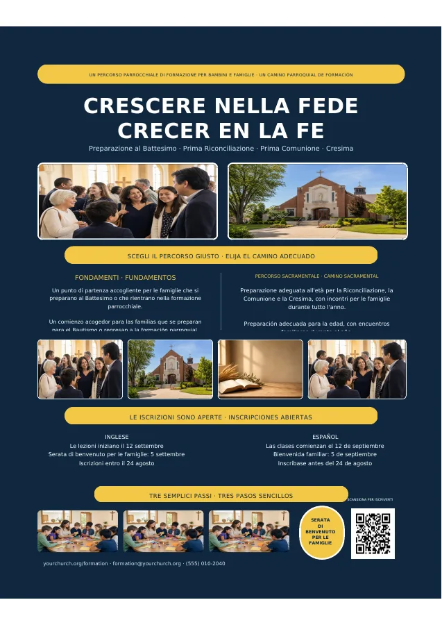Bilingual Sacramental Preparation Campaign