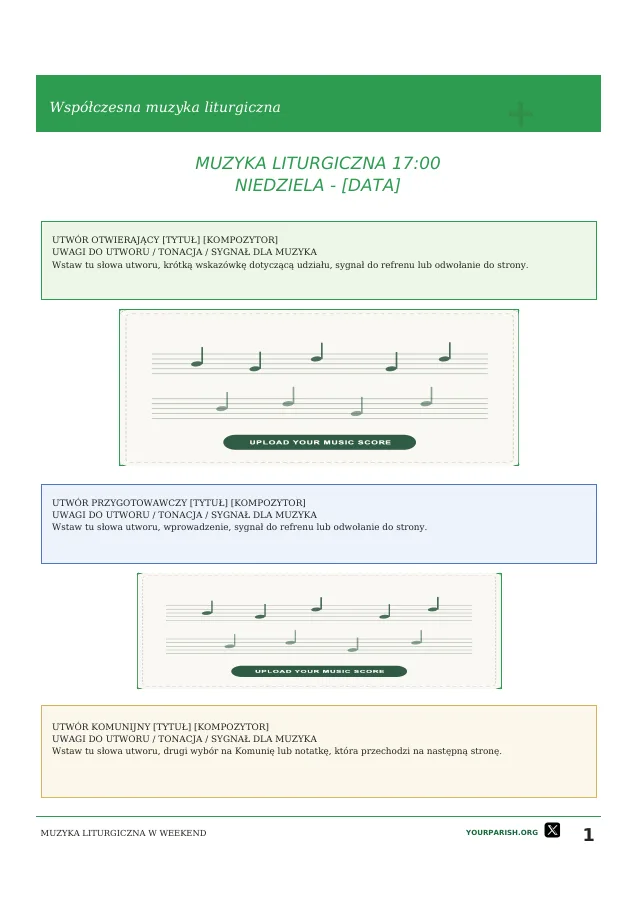 Contemporary Worship Music — Opening Page