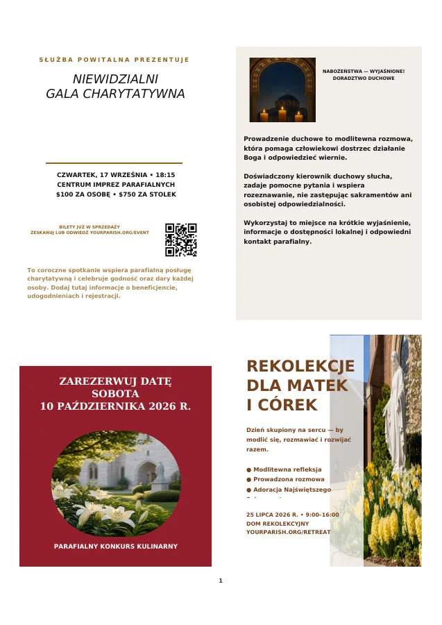 Events and Formation Editorial Grid
