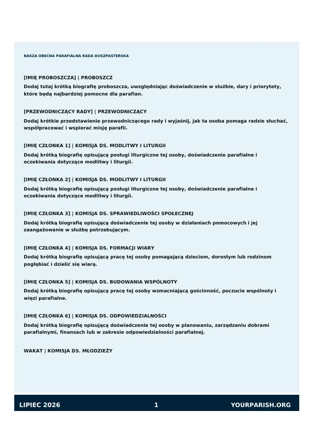 Leadership Biographies