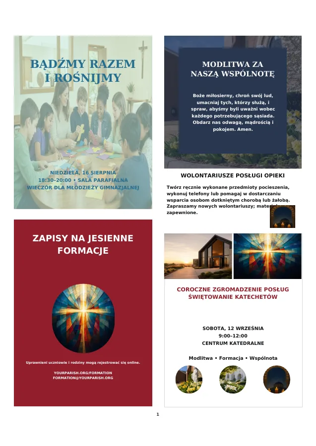 Mixed Ministry Flyer Mosaic