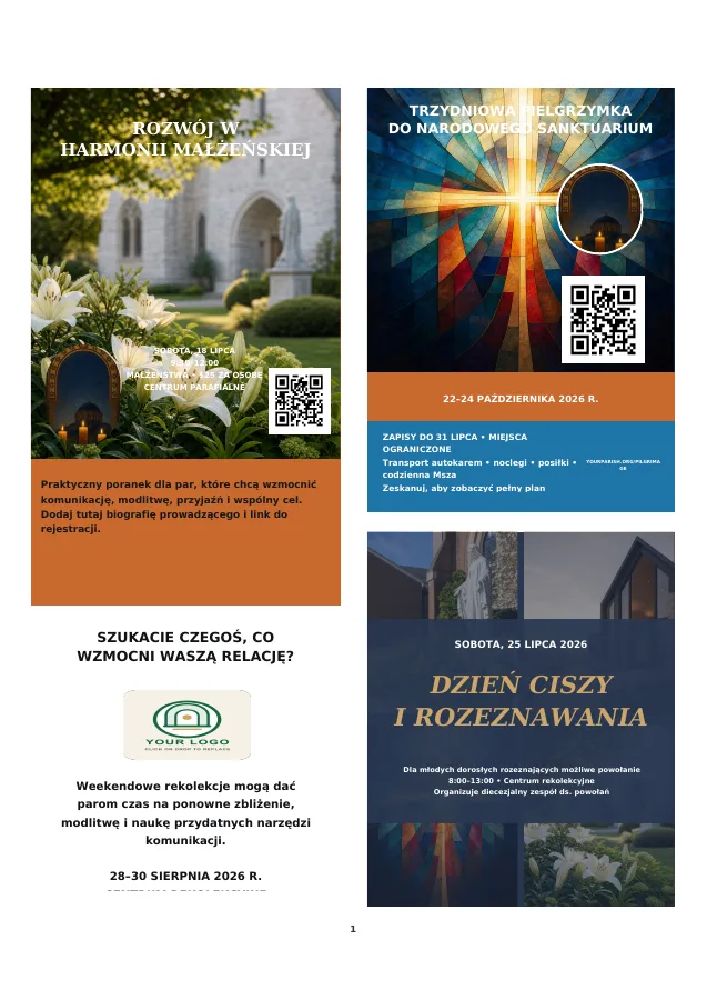 Retreats and Pilgrimage Promotions