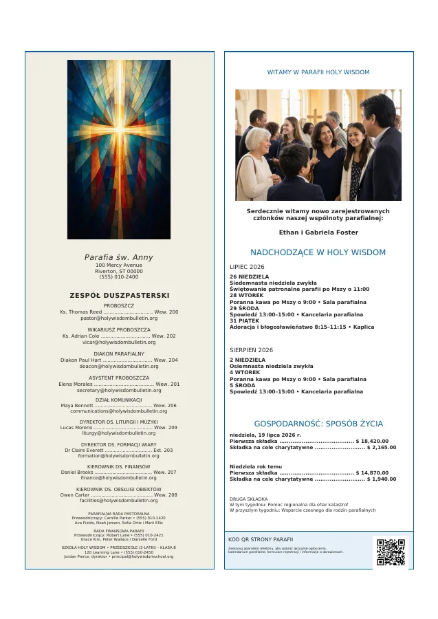 Staff Directory + Parish Week