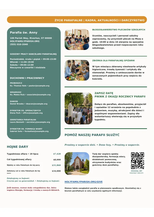 Staff Directory, News & Giving
